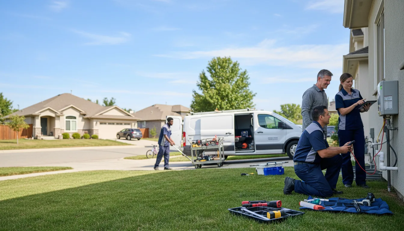 Tankless water heater service in Fiatt, IL